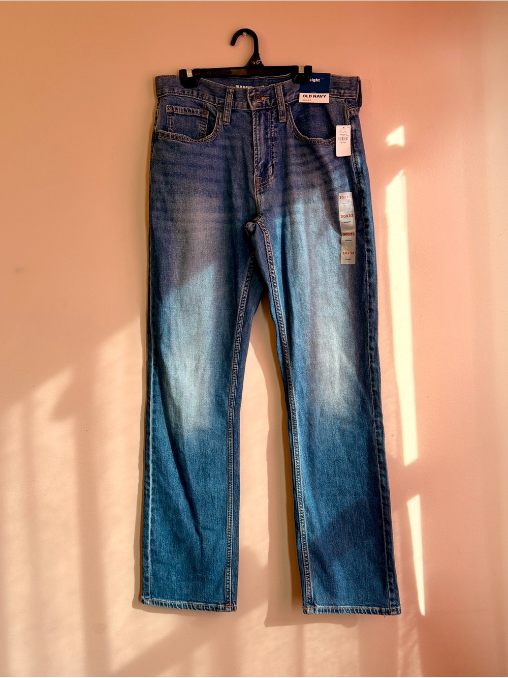 NWT Old Navy Men's Medium Blue Straight Jeans